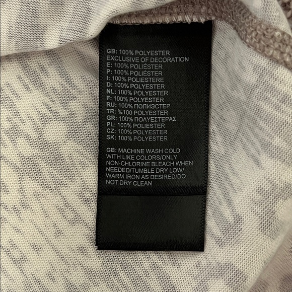 Women’s The North Face V-Neck Long-Sleeve Top geometric brown white pattern med - Picture 7 of 7